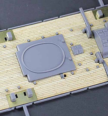 Hasegawa 1/350 Hikawa Maru Wooden Deck Parts for Model Kits