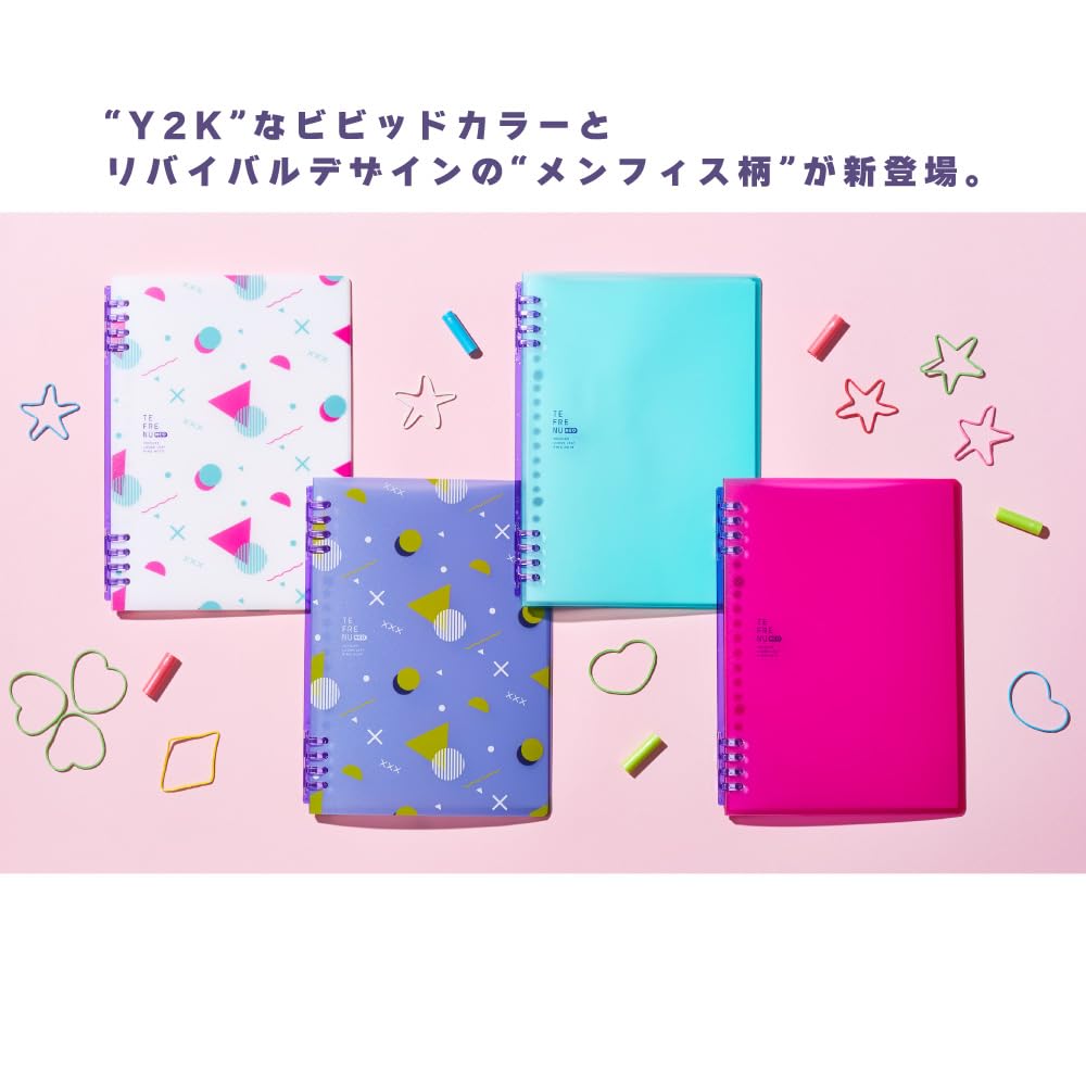 Kingjim Ring Notebook Teferune Neo B5 Blue