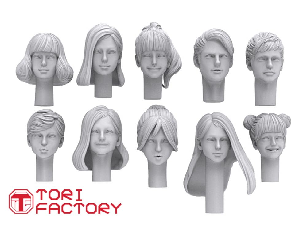 Tori Factory Modern Head Set 1/35 Scale 10 Pieces for Model Kits