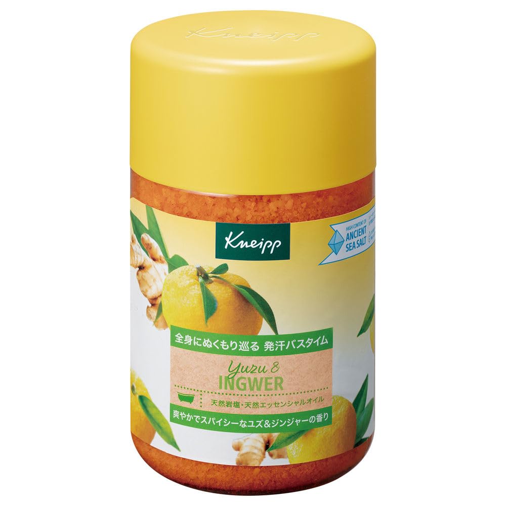 Kneipp Bath Salt Yuzu &amp; Ginger 850g for Relaxation