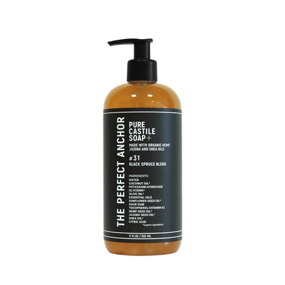 The Perfect Anchor Pure Castile Soap Plus 502ml Organic Cleansing Solution