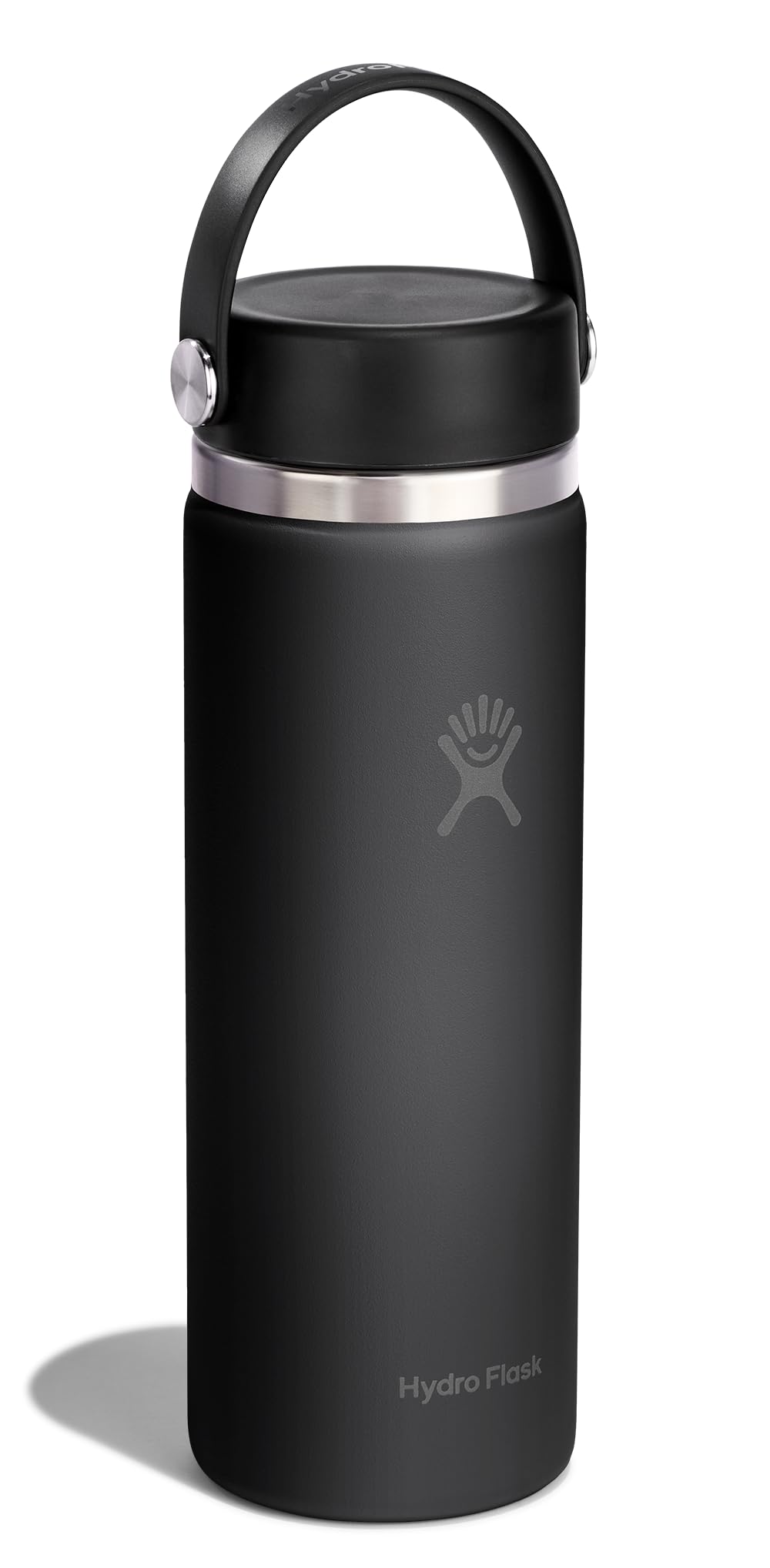 Hydro Flask Wide Mouth 20oz Water Bottle in Black