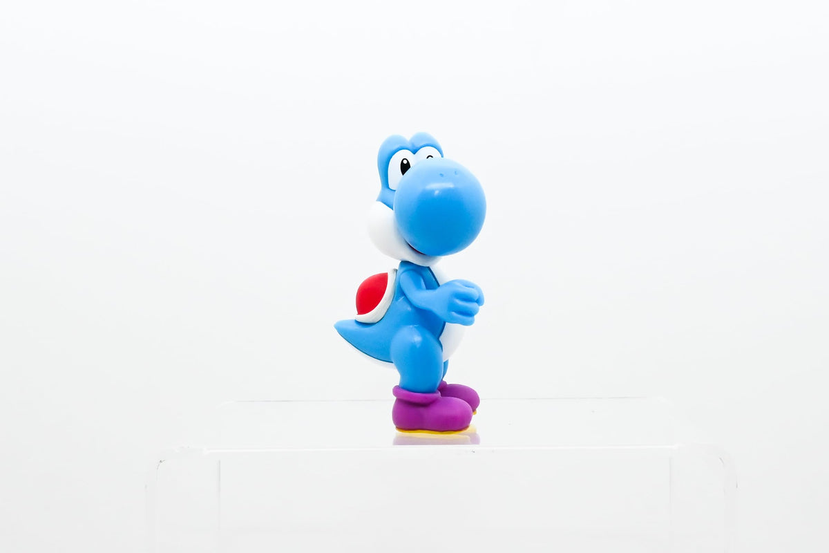 Sanei Super Mario Figure Collection Light Blue Yoshi PVC Figure