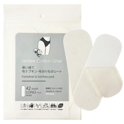 amïee Disposable Cotton Liners with Adhesive 42 Count
