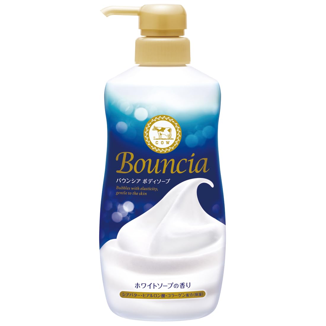 Gyuunyuusekken Bouncia Body Soap White Soap Fragrance 480ml