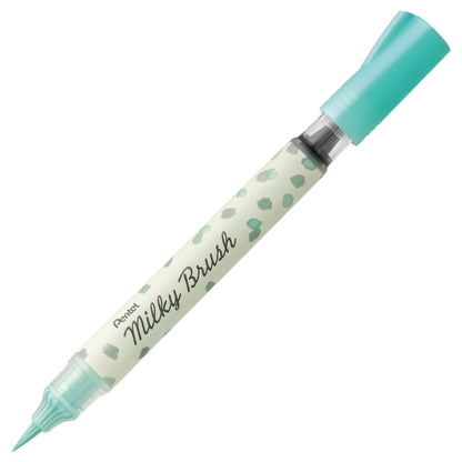 Pentel Color Brush Pen Milky Brush Pastel Mint Green