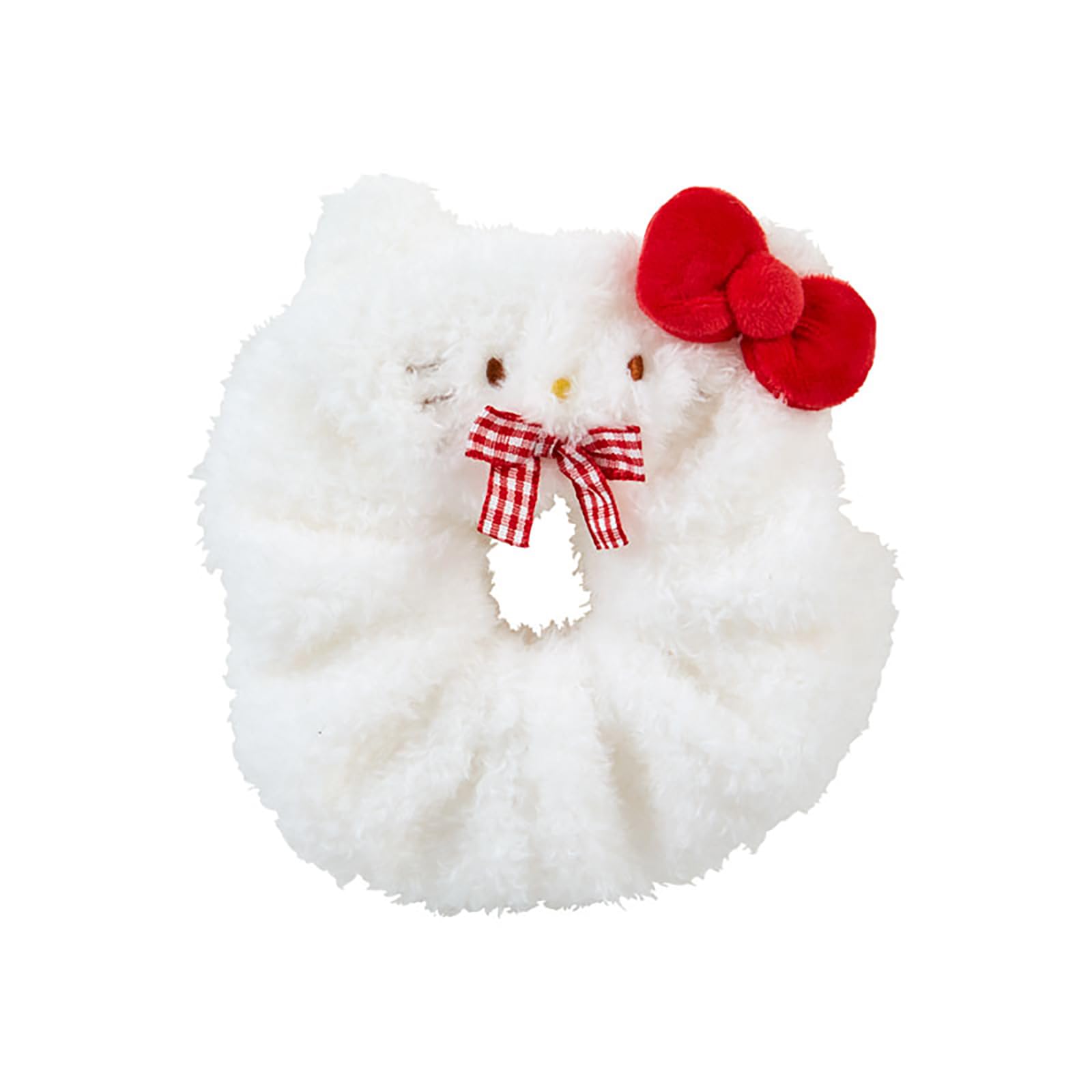 SANRIO Face Shape Hair Scrunchie Hello Kitty Design