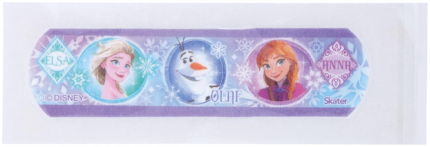 Skater Waterproof Bandages L Size 20 Count Disney Frozen
