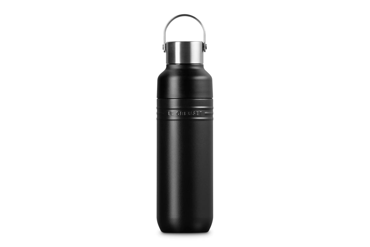 Le Creuset 500ml Bottle Vacuum Insulated Matte Black Water Bottle