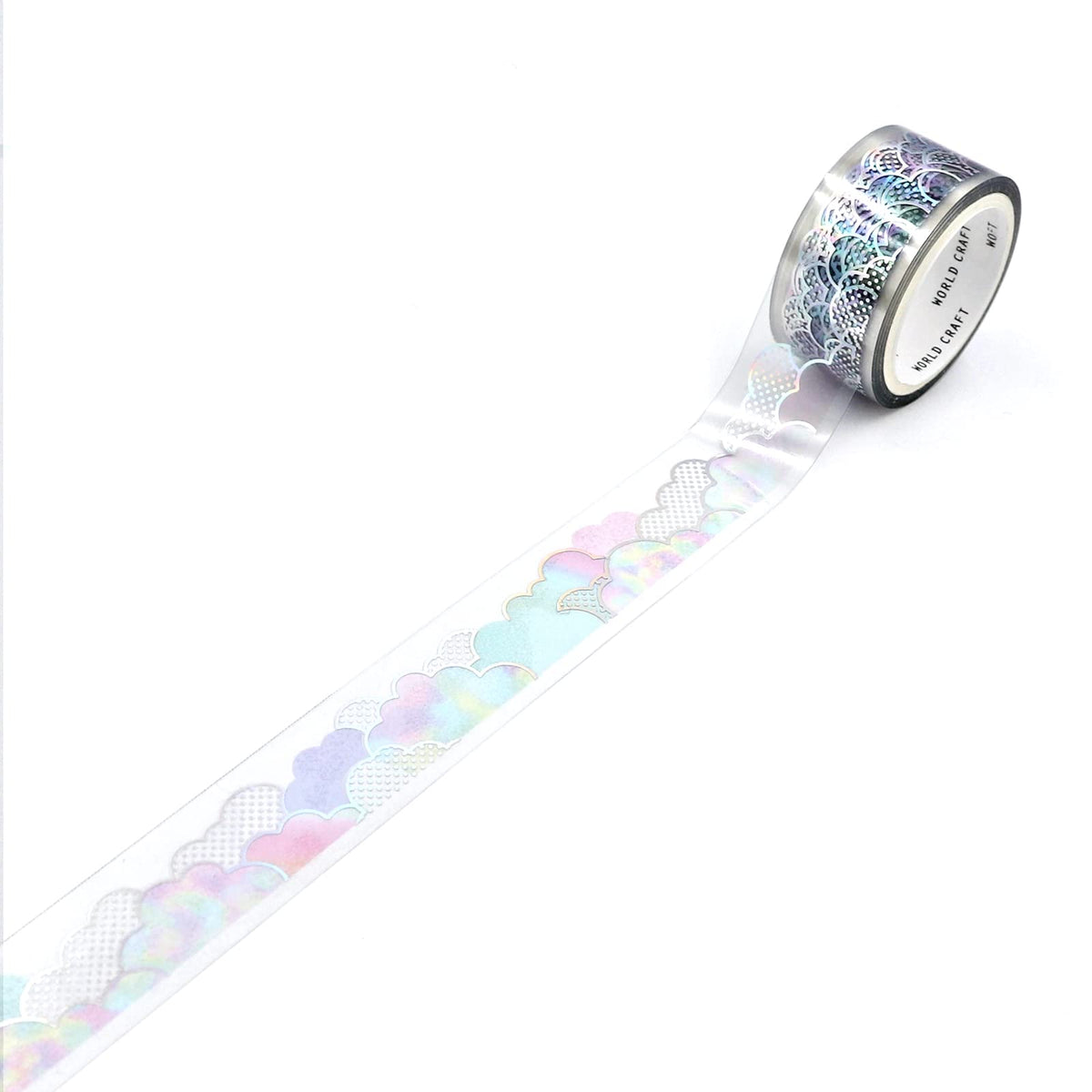 World Craft Masking Tape Rainbow Aurora Foil 20mm