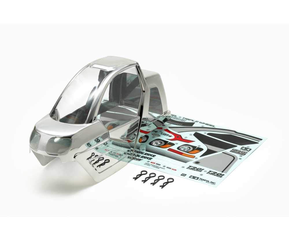 TAMIYA 1/8 RC Dancing Rider Chrome Metallic Body Parts Set