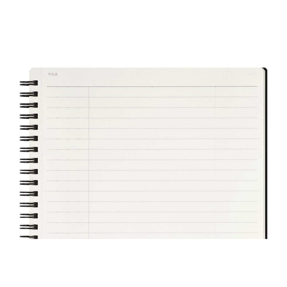 Maruman Nymo Shine B5 Ring Notebook 20th Anniversary Black