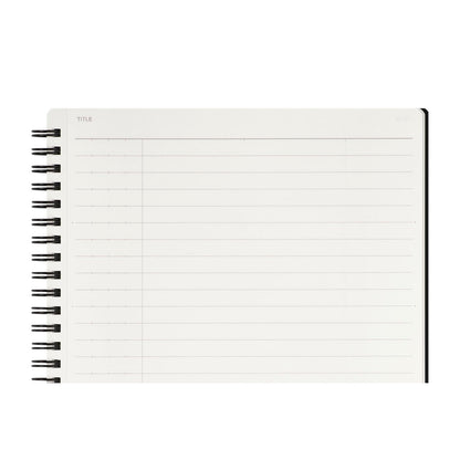 Maruman Nymo Shine B5 Ring Notebook 20th Anniversary Black