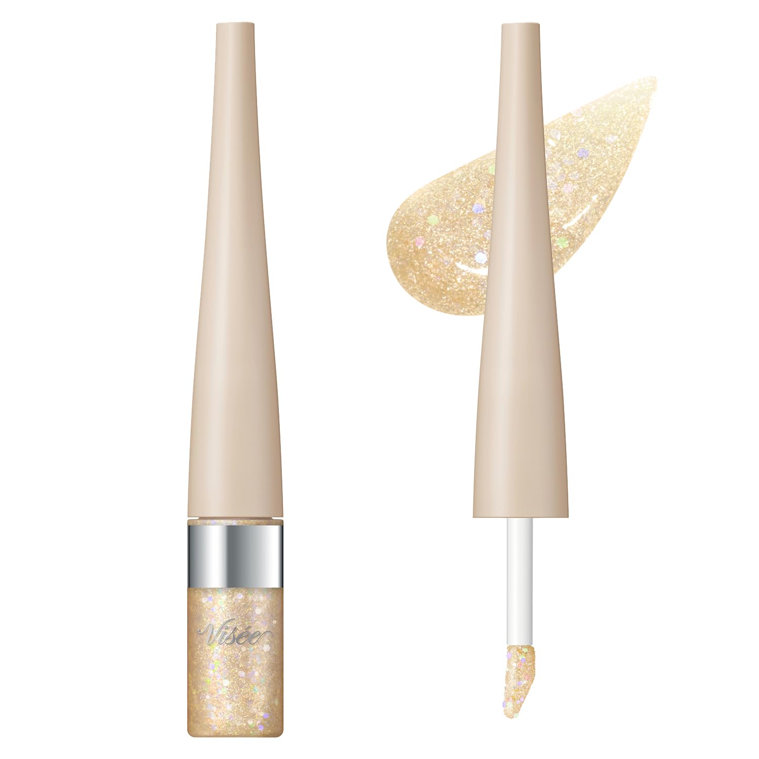Visee 3D Glitter Eye Liquid Gold Gemmy 3.3mL