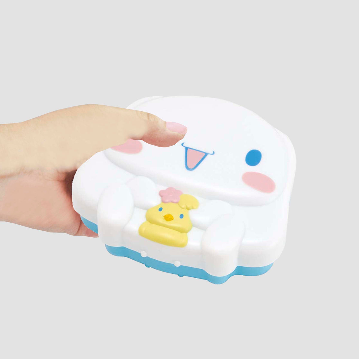 Skater Die-Cut Lunch Box 300ml for Kids with Cinnamoroll Design