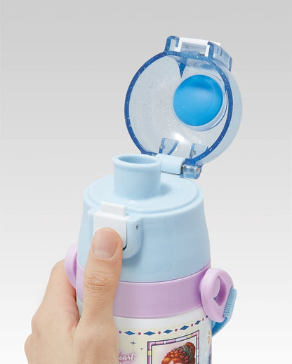 Skater Kids Water Bottle 2WAY 420ml with Disney Frozen Design