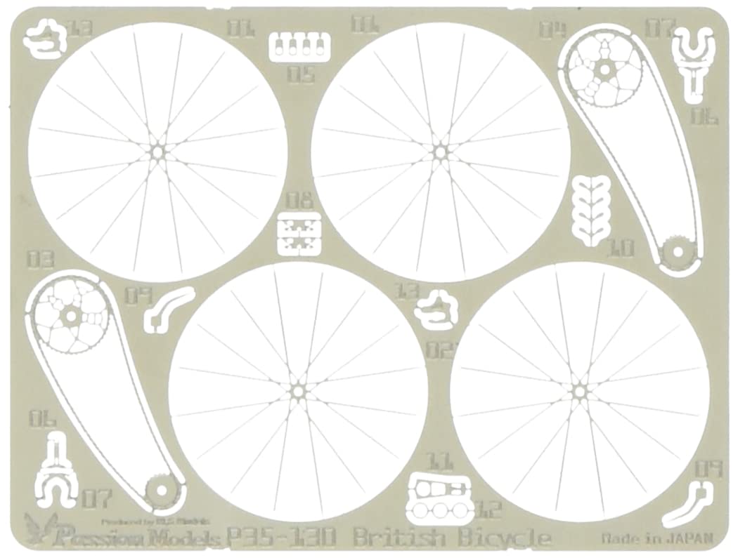 Passion Models 1/35 British Airborne Bicycle Spoke Etching Set