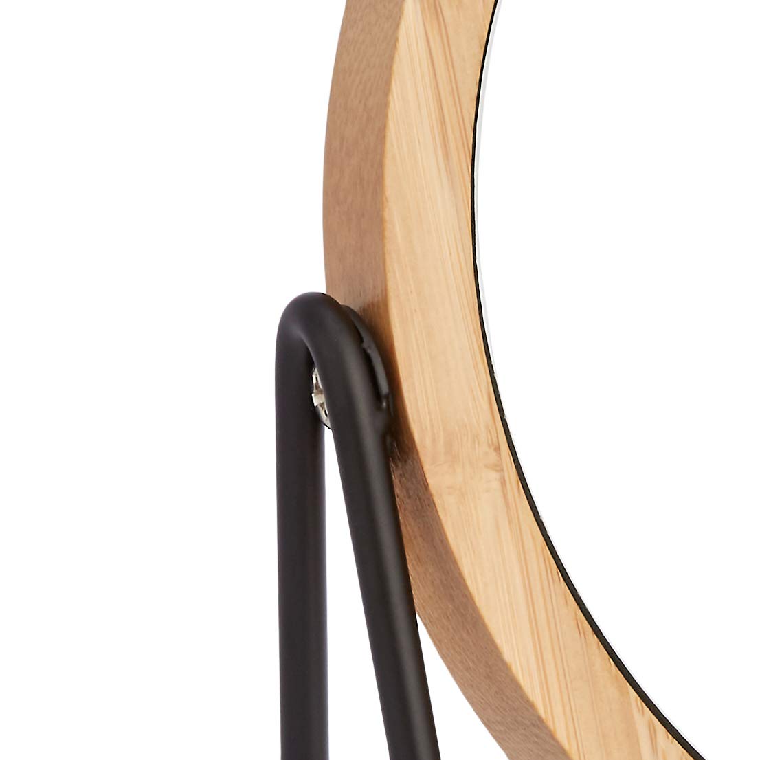 Amazon Basics Double-Sided Vanity Mirror with Bamboo Frame 7.56cm