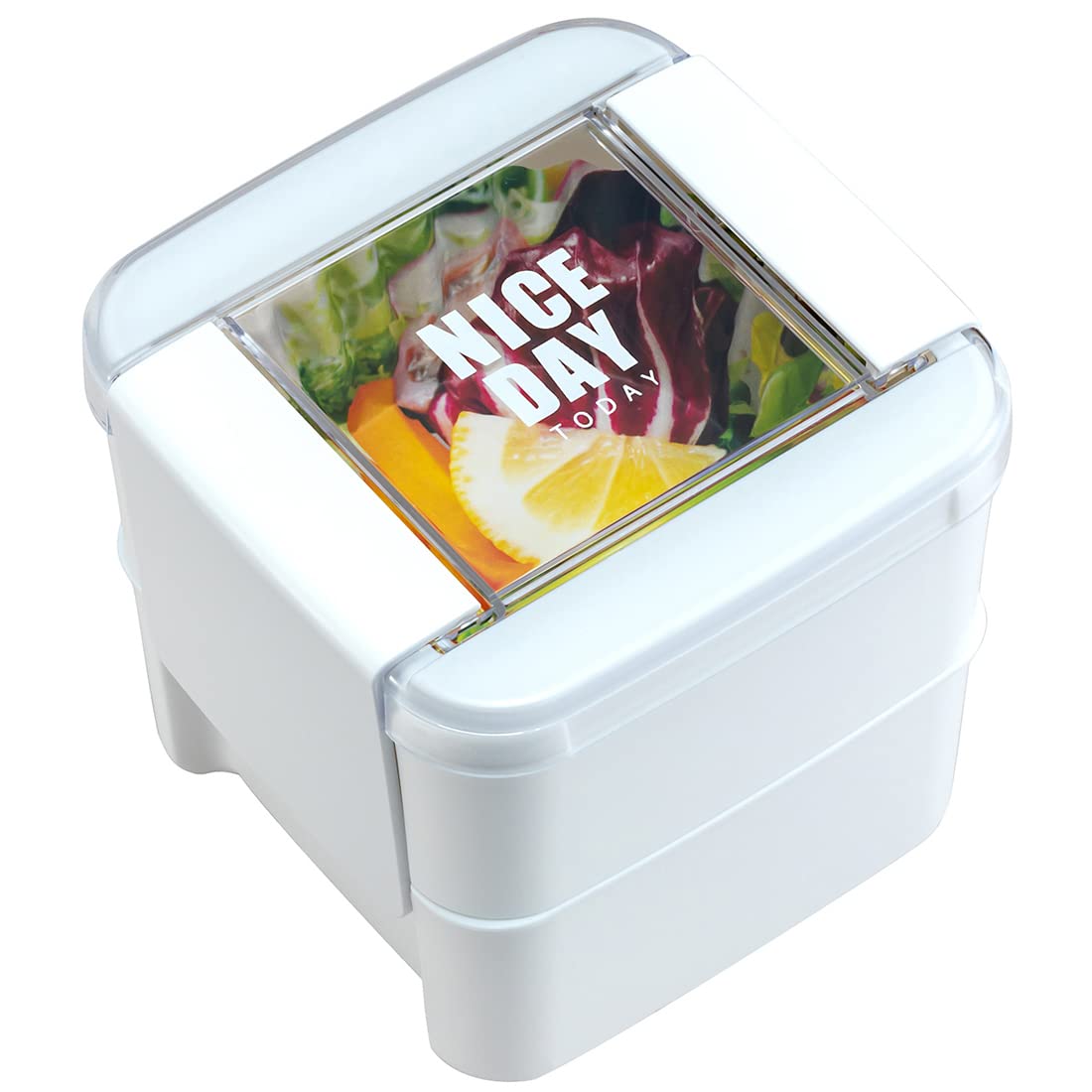 Lustroware Bento Box 680ml Square Easy Care Dishwasher Microwave Safe