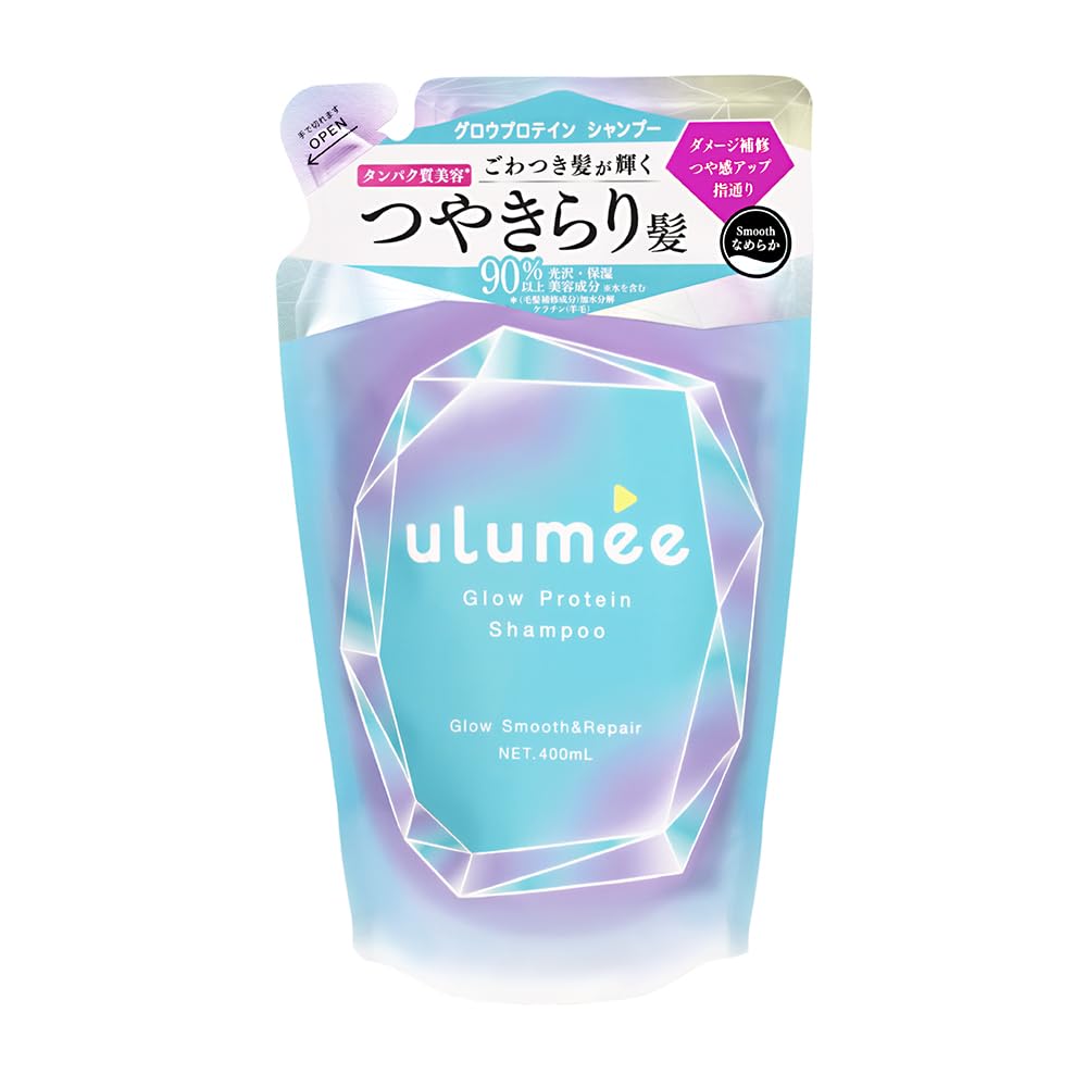 ulumee Glow Protein Shampoo Refill 400ml for Healthy Hair