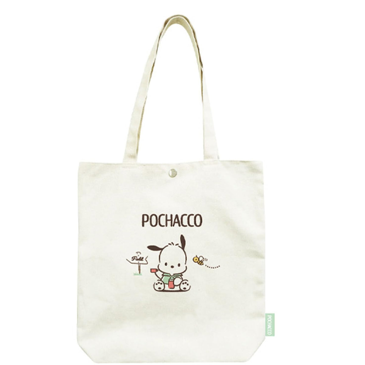 K-Company Sanrio Characters Canvas Tote Bag Pochacco 36.5x35x8cm