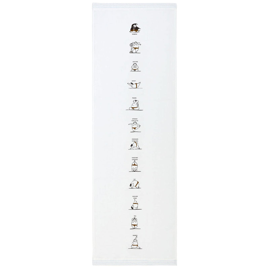 KONTEX Imabari Towel Face Towel Blue 33x95cm for Yoga and Everyday Use