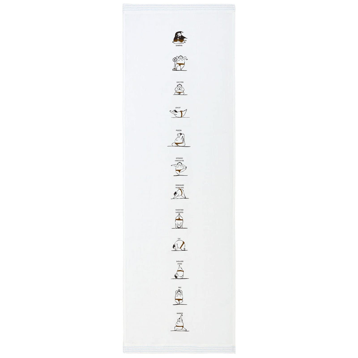KONTEX Imabari Towel Face Towel Blue 33x95cm for Yoga and Everyday Use