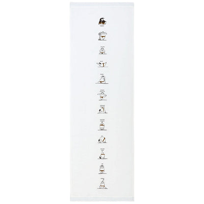 KONTEX Imabari Towel Face Towel Blue 33x95cm for Yoga and Everyday Use