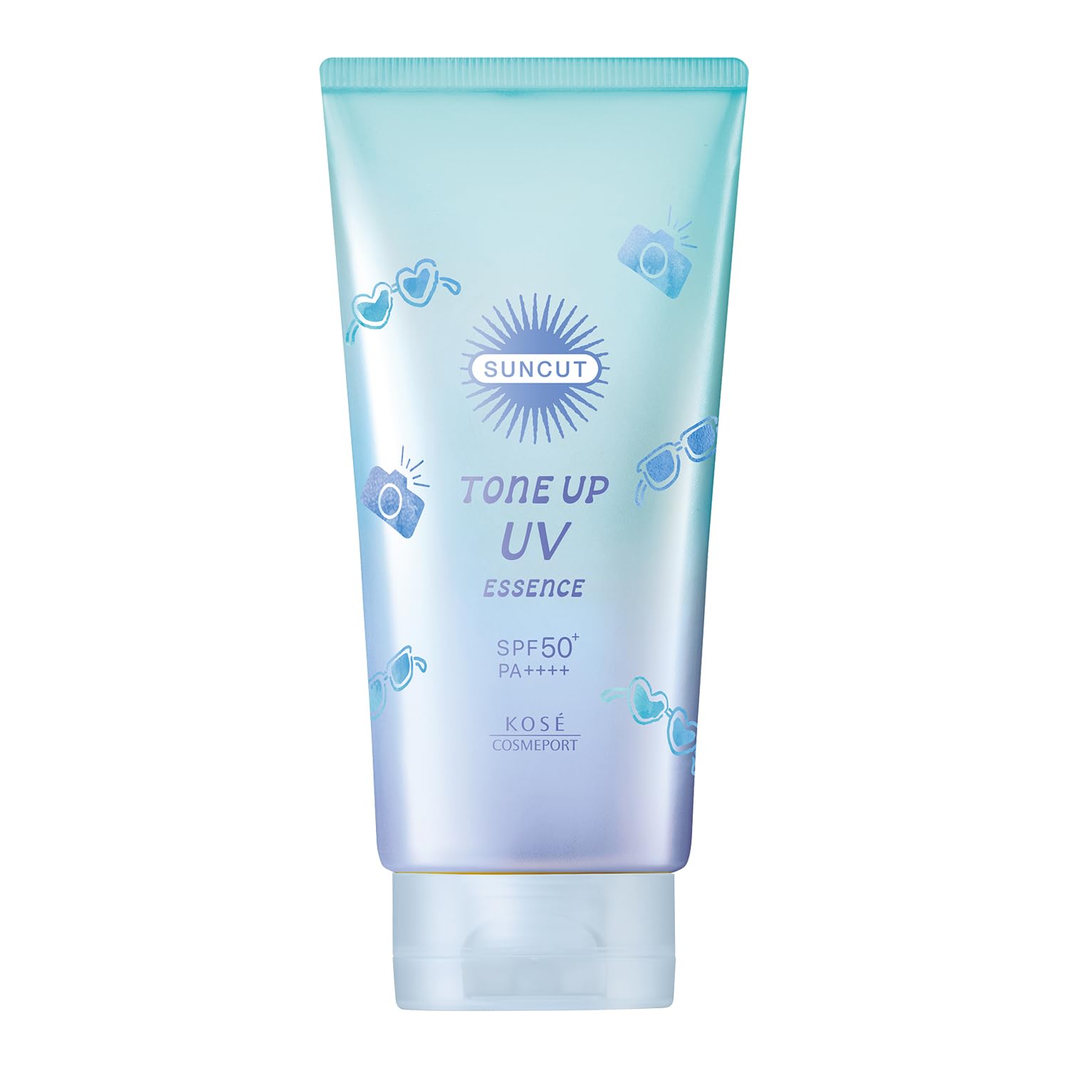 Sunkat Tone Up UV Essence Snow White Blue 80g Waterproof Sunscreen