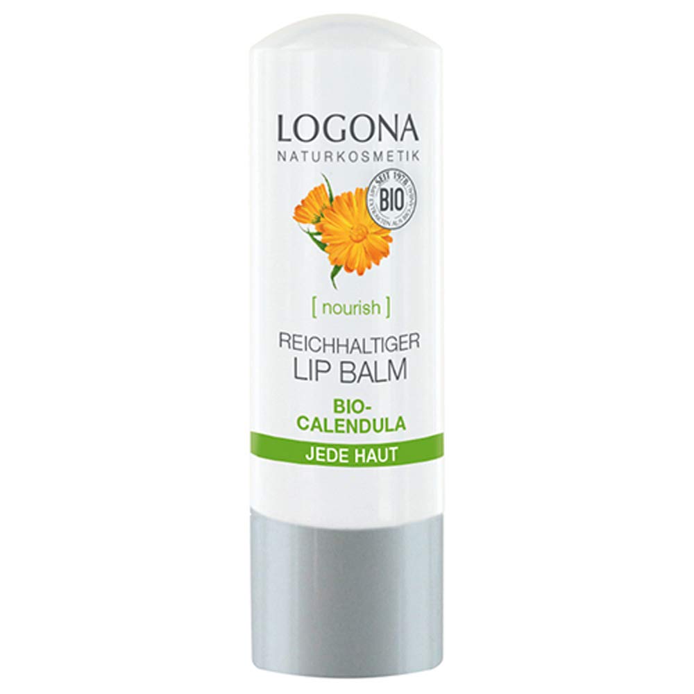 LOGONA Calendula Lip Balm 4.5g with Organic Ingredients