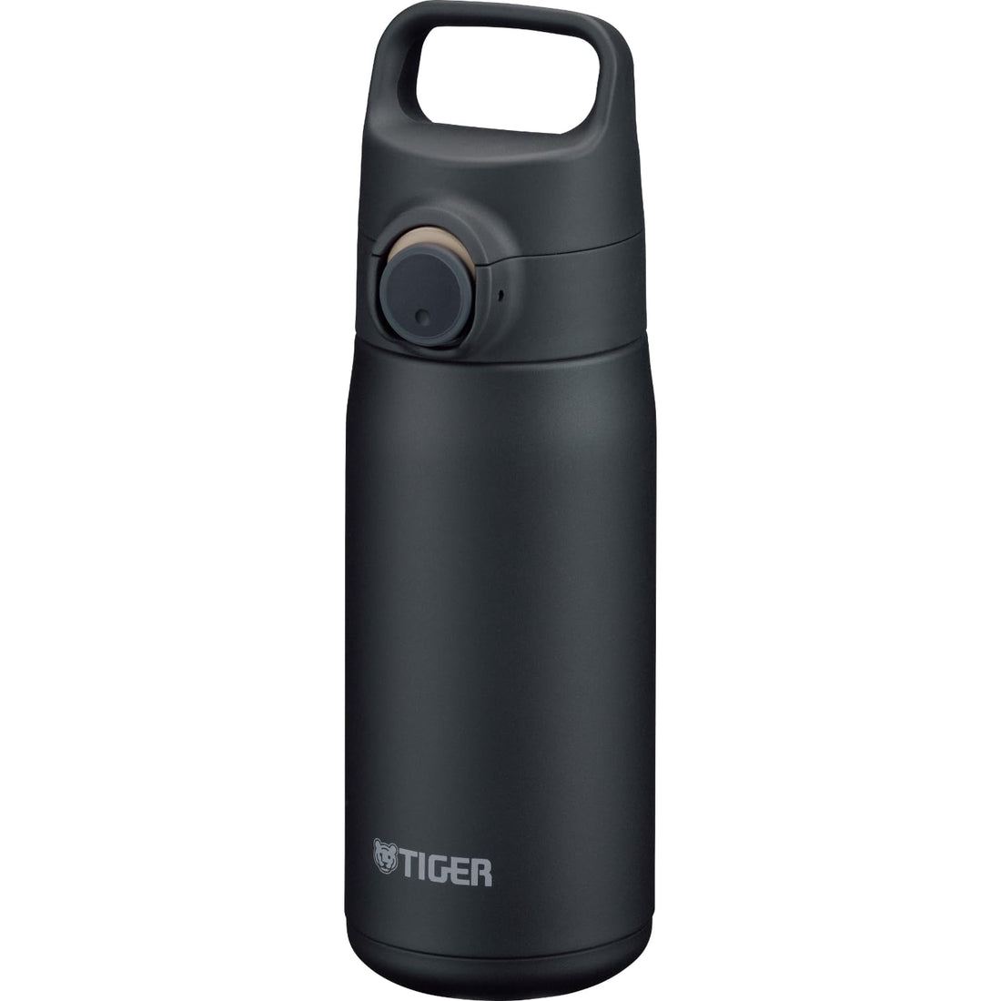 TIGER Stainless Steel Water Bottle 500ml with One-Push Cap