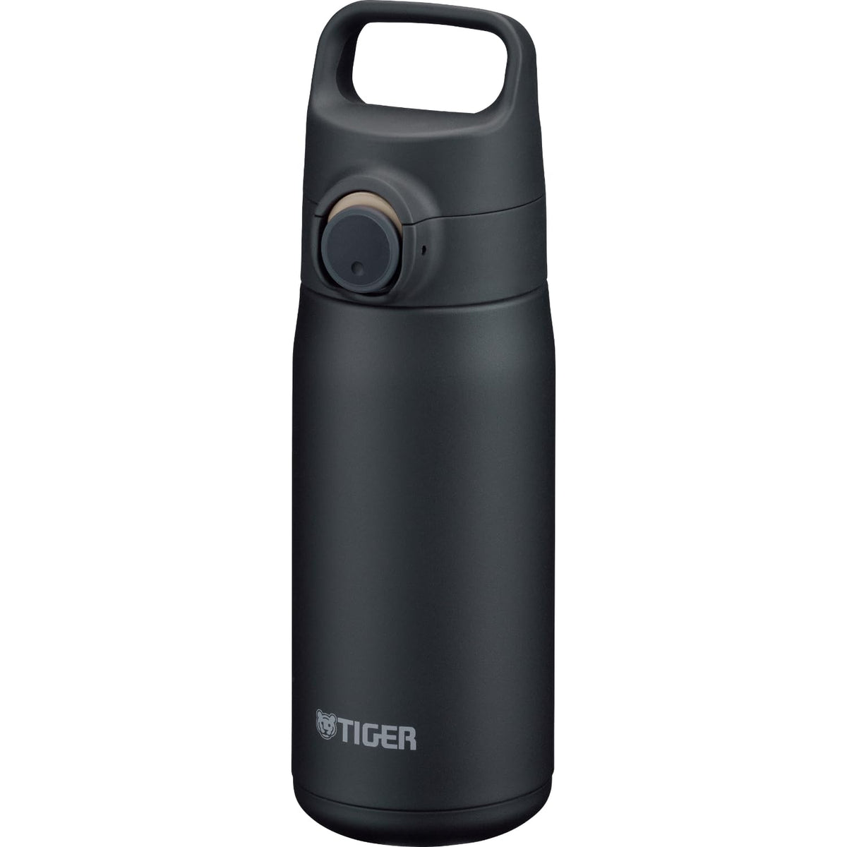 TIGER Stainless Steel Water Bottle 500ml with One-Push Cap