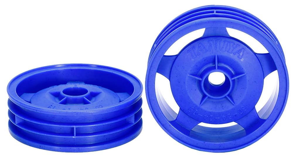 TAMIYA 2WD Buggy Front Sturdy Dish Wheel Blue
