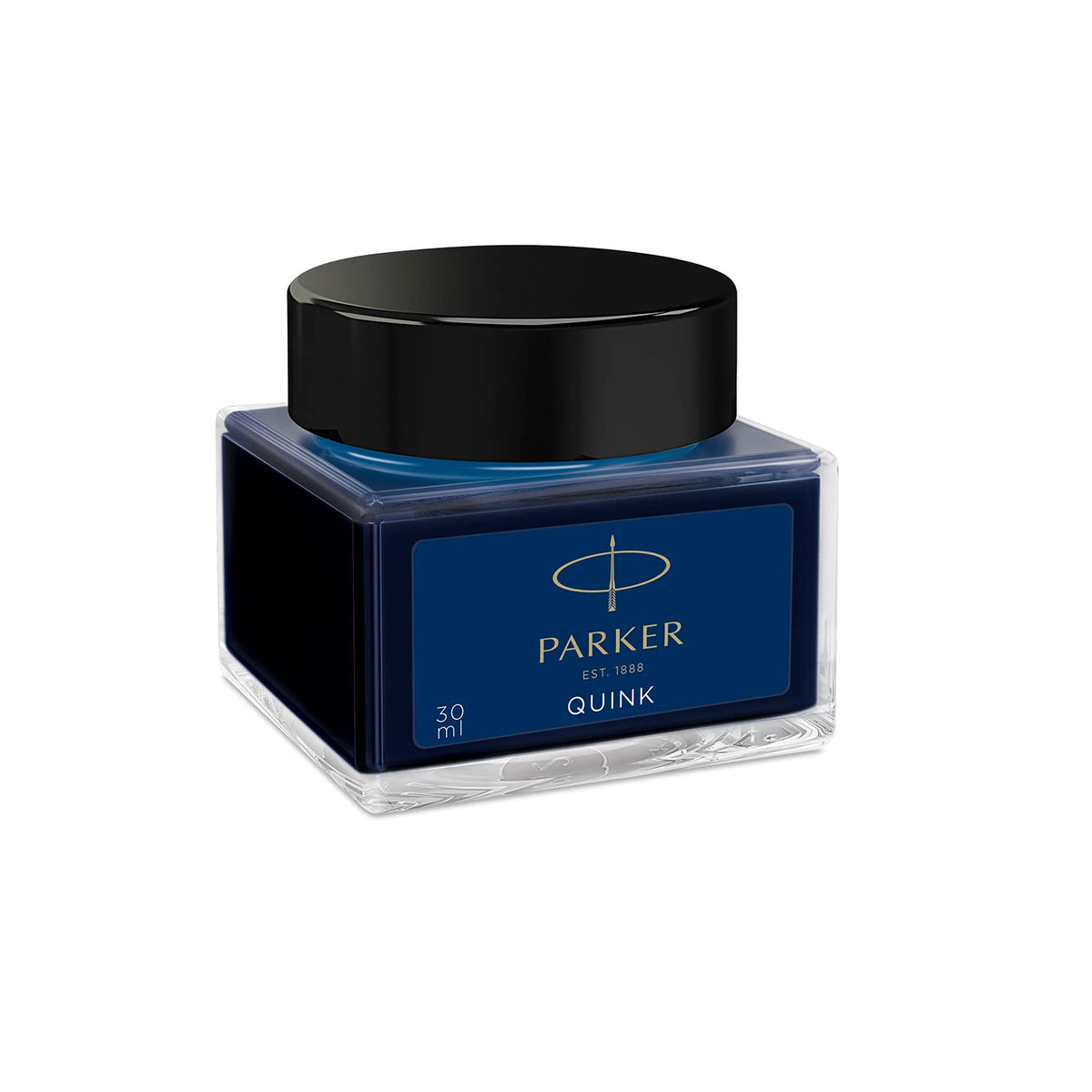 PARKER Quink Bottle Ink 30mL Blue-Black for Smooth Writing