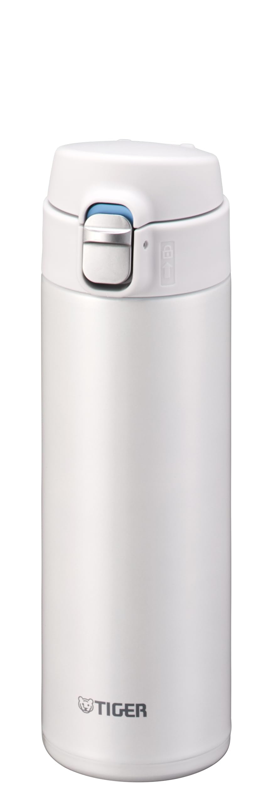 TIGER 480ml Stainless Steel Water Bottle with One-Push Lid
