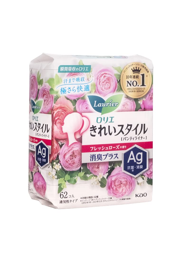 Kao Laurier Stylish Deodorant Plus Fresh Rose 62 Count