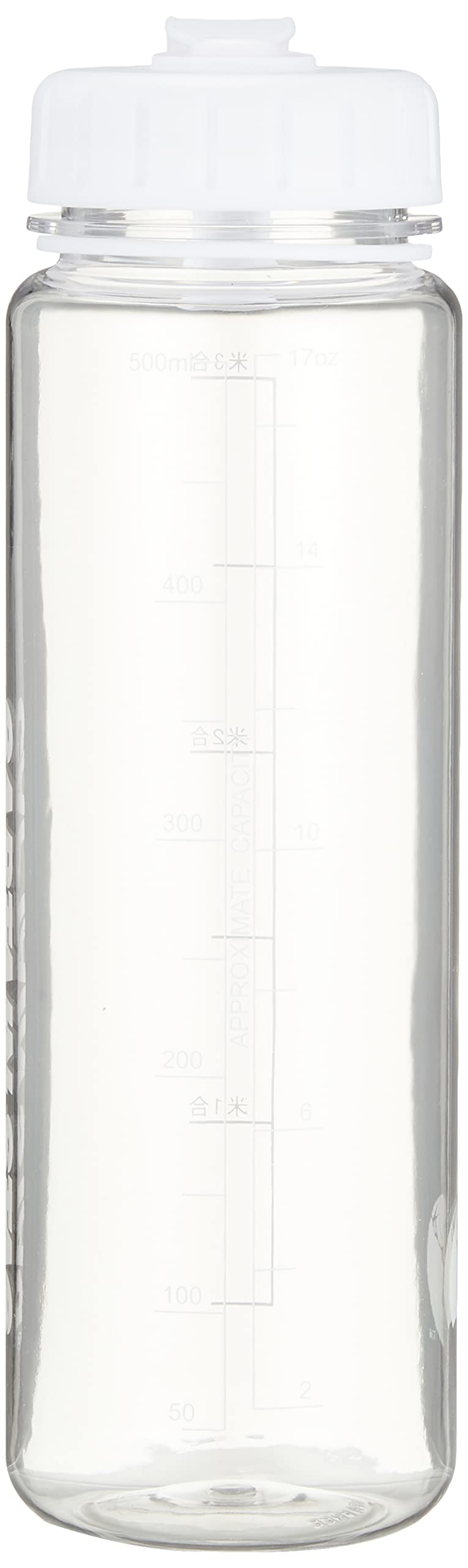 CAPTAIN STAG Sports Water Bottle 500ml with Rice Measurement White