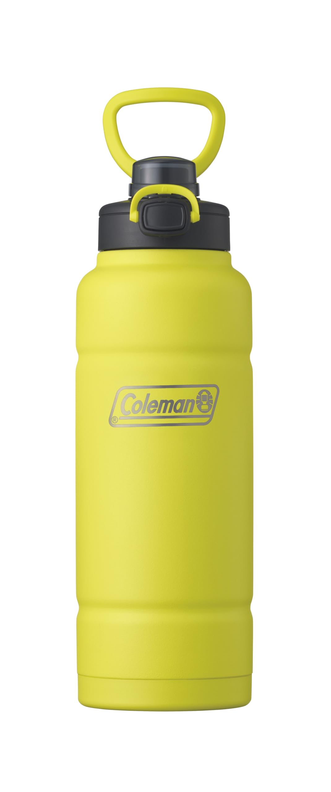 Coleman(コールマン) 真空断熱スポーツボトル/1.1L(ライムイエロー) 水筒 保冷 直飲み スポーツドリンク対応 ワンタッチオープン ハンドル付き セラミック加工