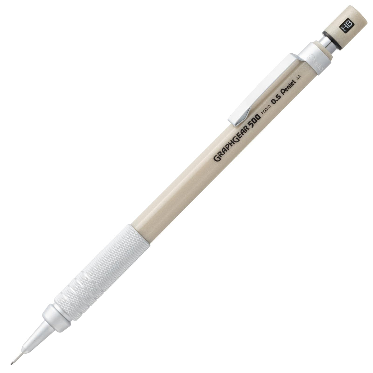 Pentel Graph Gear 500 Limited Edition Mechanical Pencil 0.5mm Gold Ash