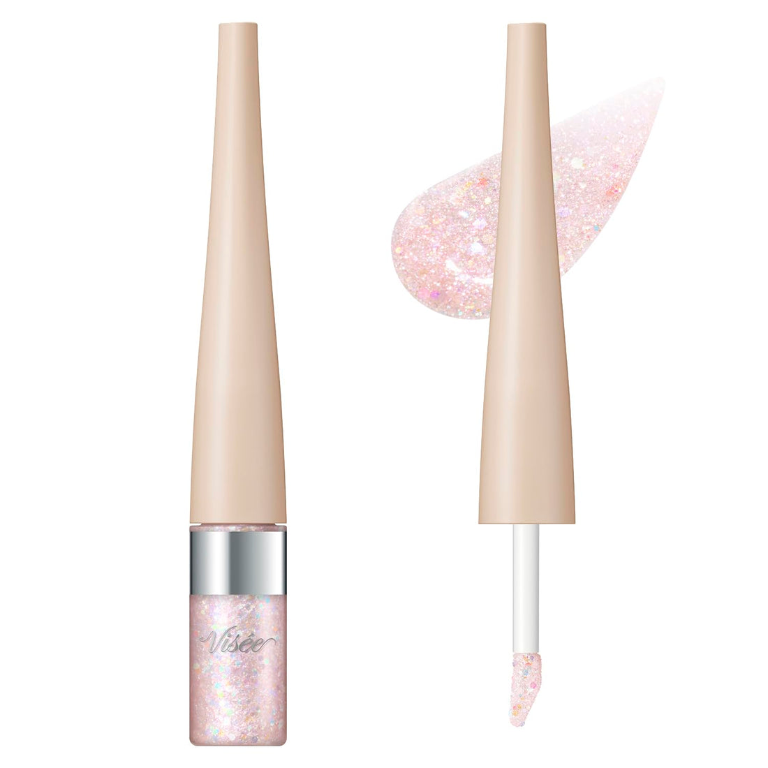 Visee 3D Glitter Eye Liquid PK-3 Pink Gemmy 3.3mL