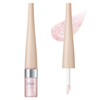 Visee 3D Glitter Eye Liquid PK-3 Pink Gemmy 3.3mL