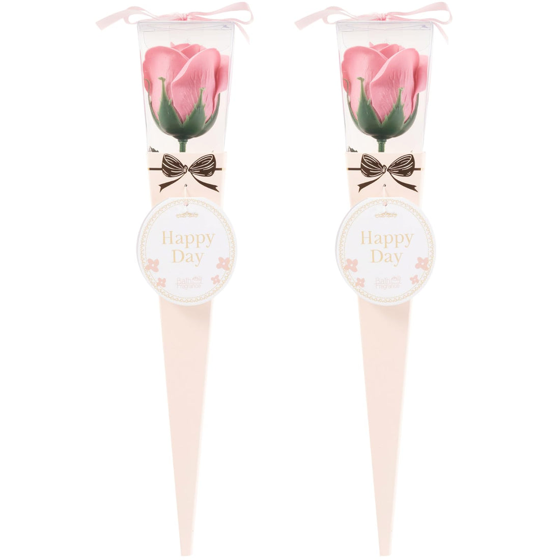 Q-FLA Bath Soak Soap Flower Bouquet Set Gift AT Pink