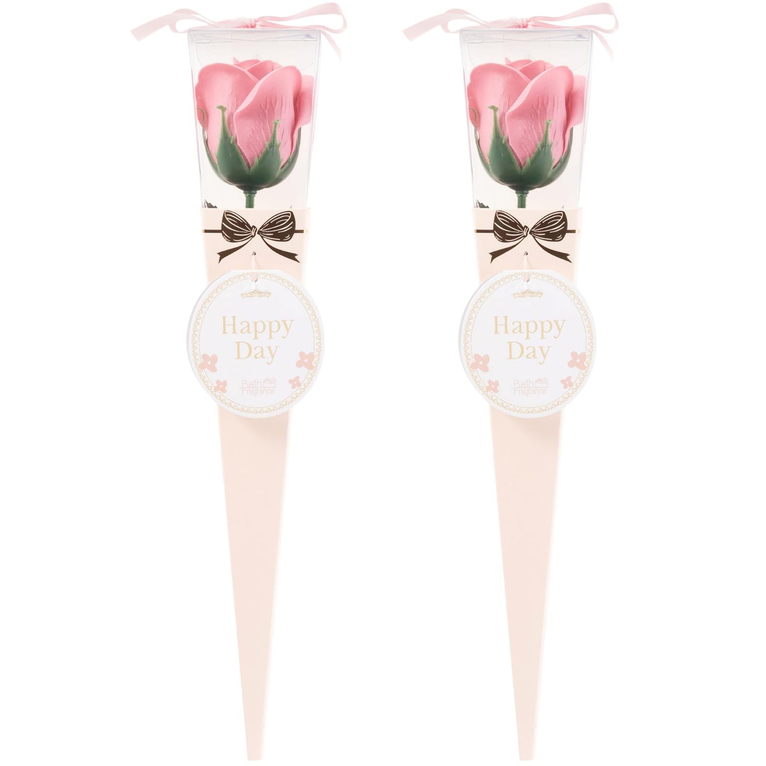 Q-FLA Bath Soak Soap Flower Bouquet Set Gift AT Pink