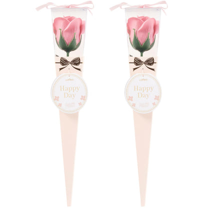 Q-FLA Bath Soak Soap Flower Bouquet Set Gift AT Pink
