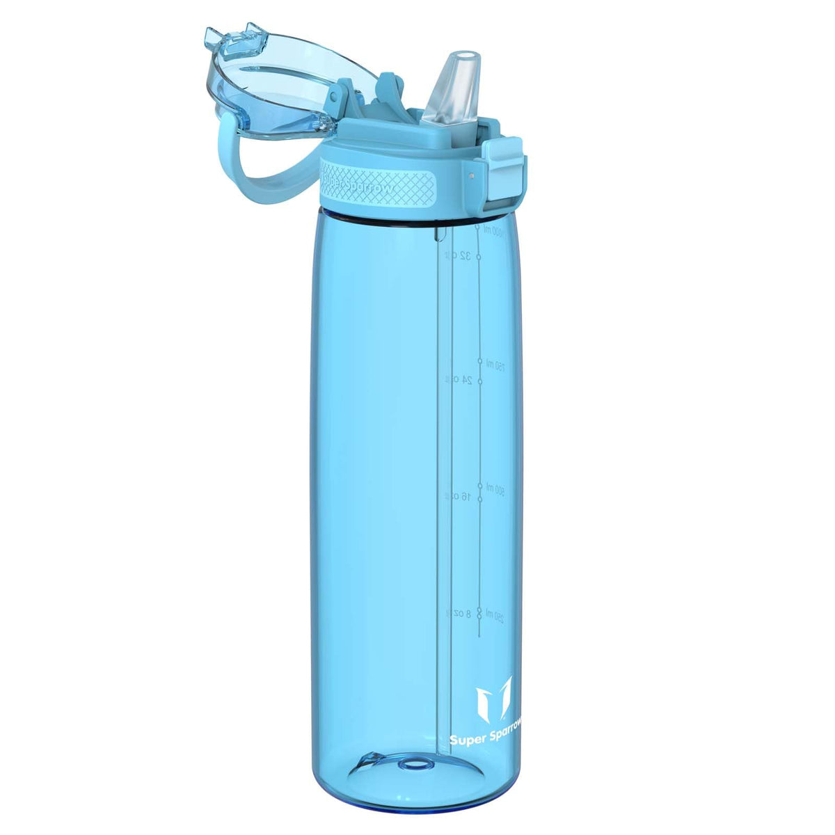 Super Sparrow 1L Water Bottle with Straw BPA-Free Tritan