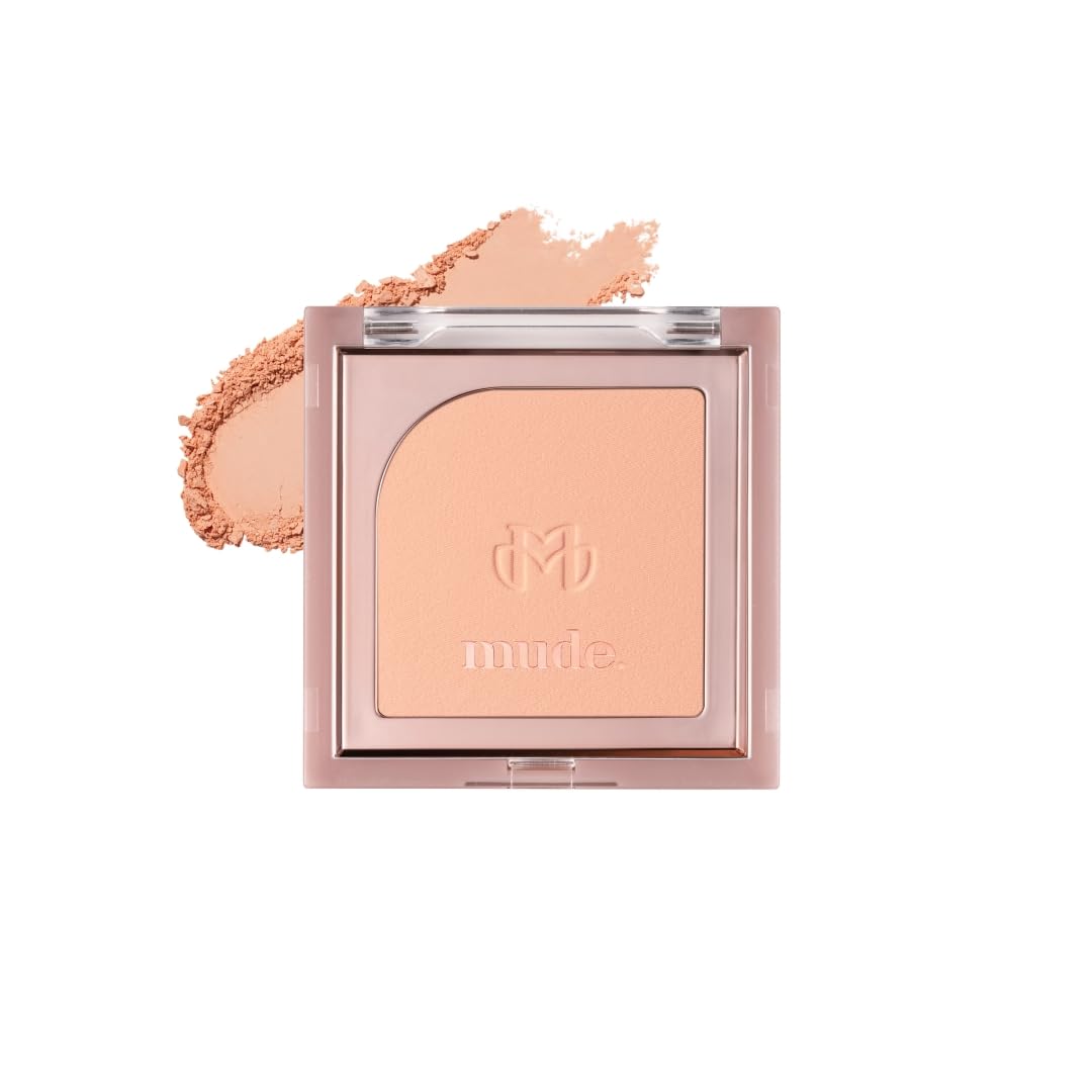 mude Blush Powder Cheek Flutter Blusher 02 Pitch a Peach