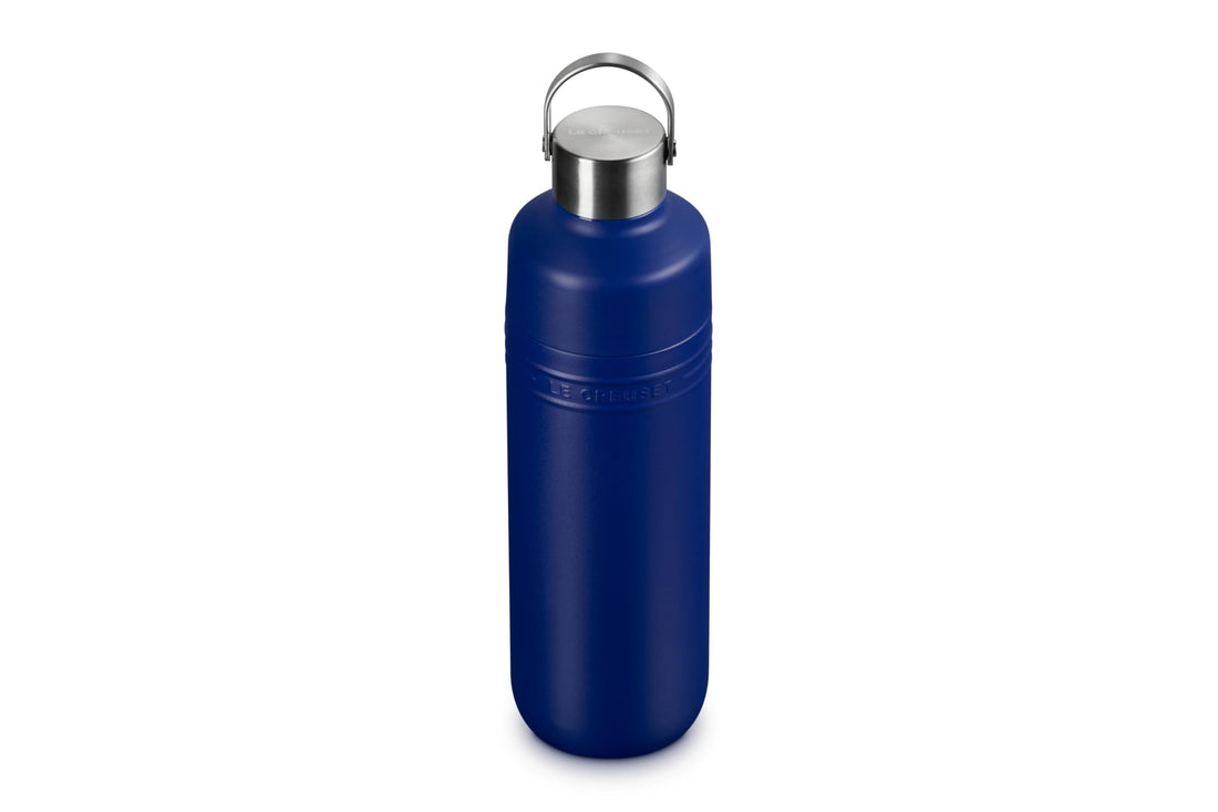 Le Creuset On the Go Stainless Steel Vacuum-Insulated Bottle, Azure Blue 1000ml