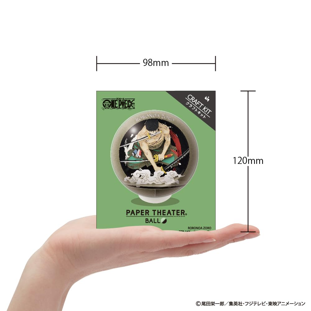 ENSKY One Piece Paper Theater Roronoa Zoro Model 88mm