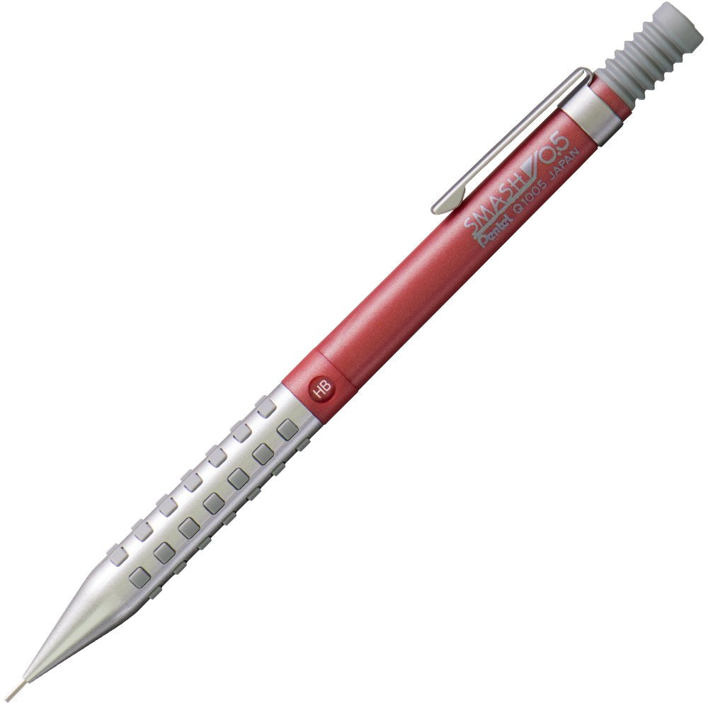 Pentel Mechanical Pencil Smash 0.5mm Metal Red