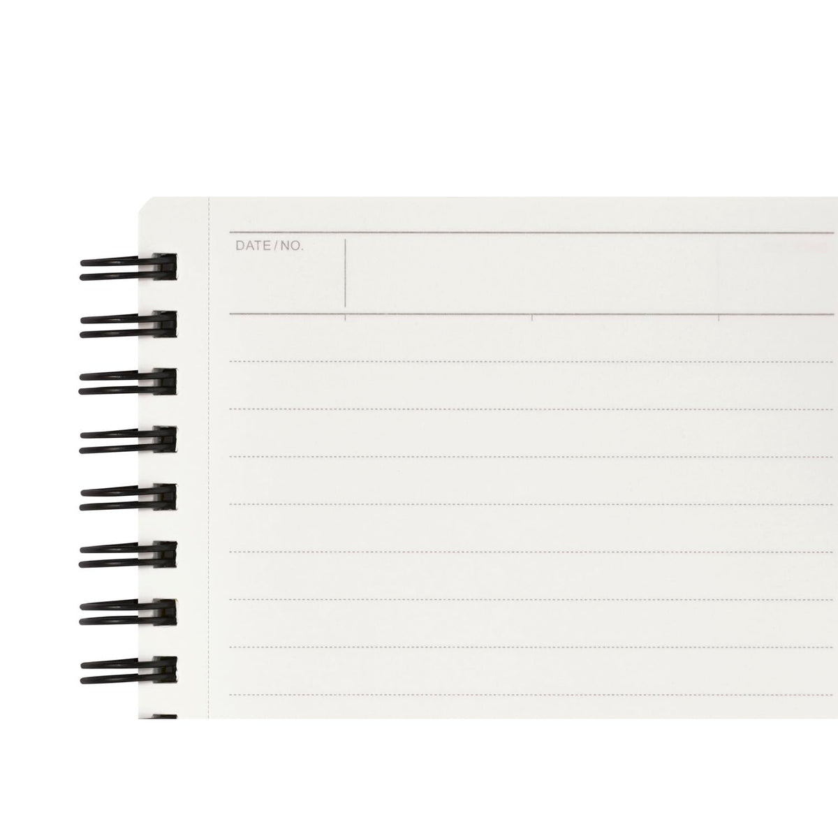 Maruman A6 Ring Notebook with 7mm Ruled Pages Black